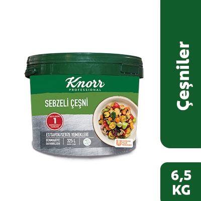 Knorr Sebzeli Çeşni 6.5KG - Knorr Sebzeli Çeşni ile yemekleriniz dört mevsim aynı kalite ve lezzette.