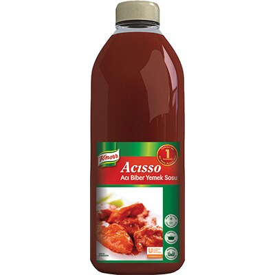 Knorr Acısso Acı Biber Sosu 1,9 Litre - Knorr Acısso’dan ideal acılıkta, pişirmeye dayanıklı yeni acı biber yemek sosu.
