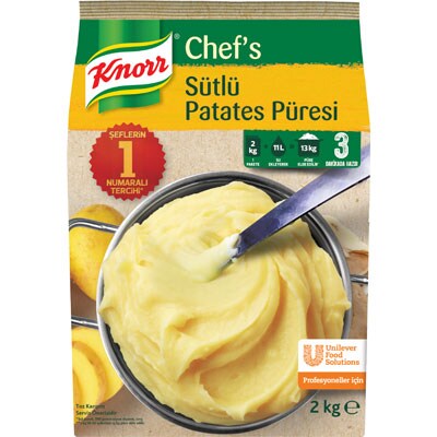 knorr chef s sutlu patates puresi 2 kg unilever food solutions