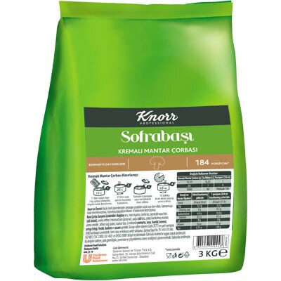 Knorr Sofrabaşı Kremalı Mantar Çorbası -
