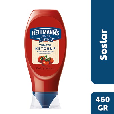 Hellmann's Ketçap 460GR - Hellmann’s Ketçap; rengi, kıvamı ve özel tadıyla domates lezzetini sosla buluşturur.
