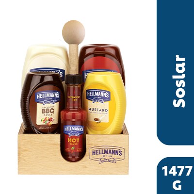 Hellmann's 5'li Set 1477G - Misafirlerinize gururla sunabileceğiniz Hellman's Lezzet Ailesi