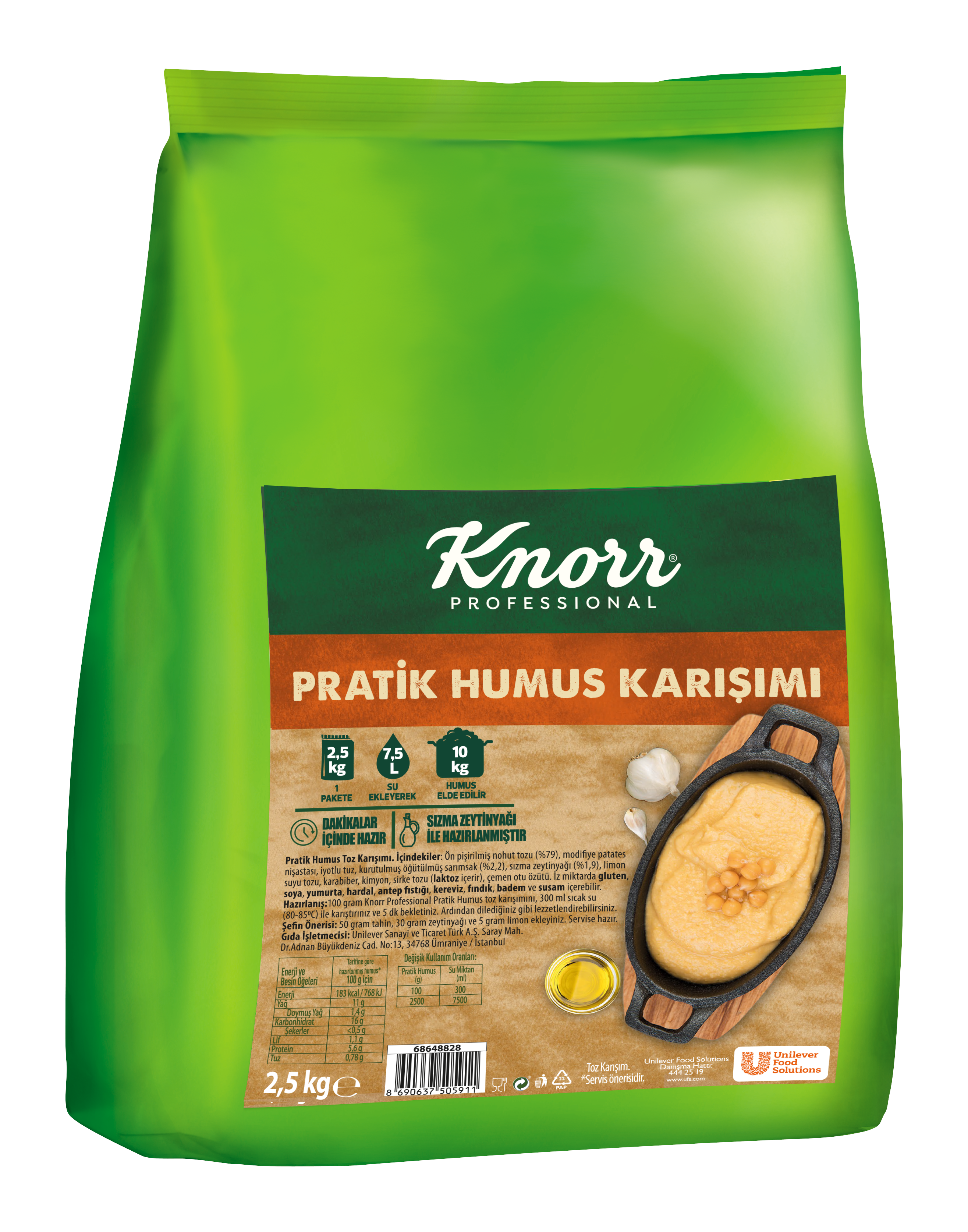 Knorr Pratik Humus Karışımı 2.5 KG - 