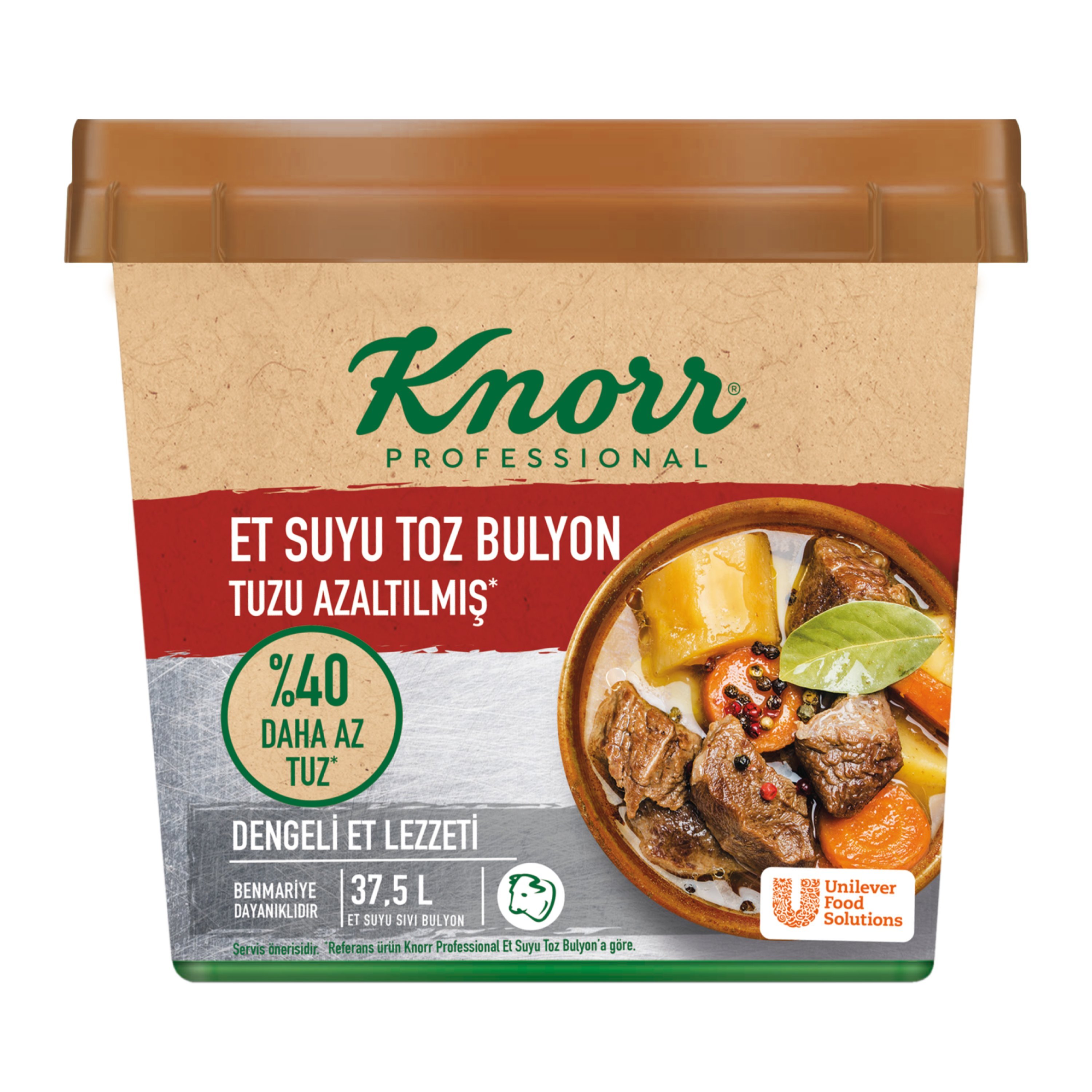 Knorr Tuzu Azaltılmış Et Bulyon 750 g - 
