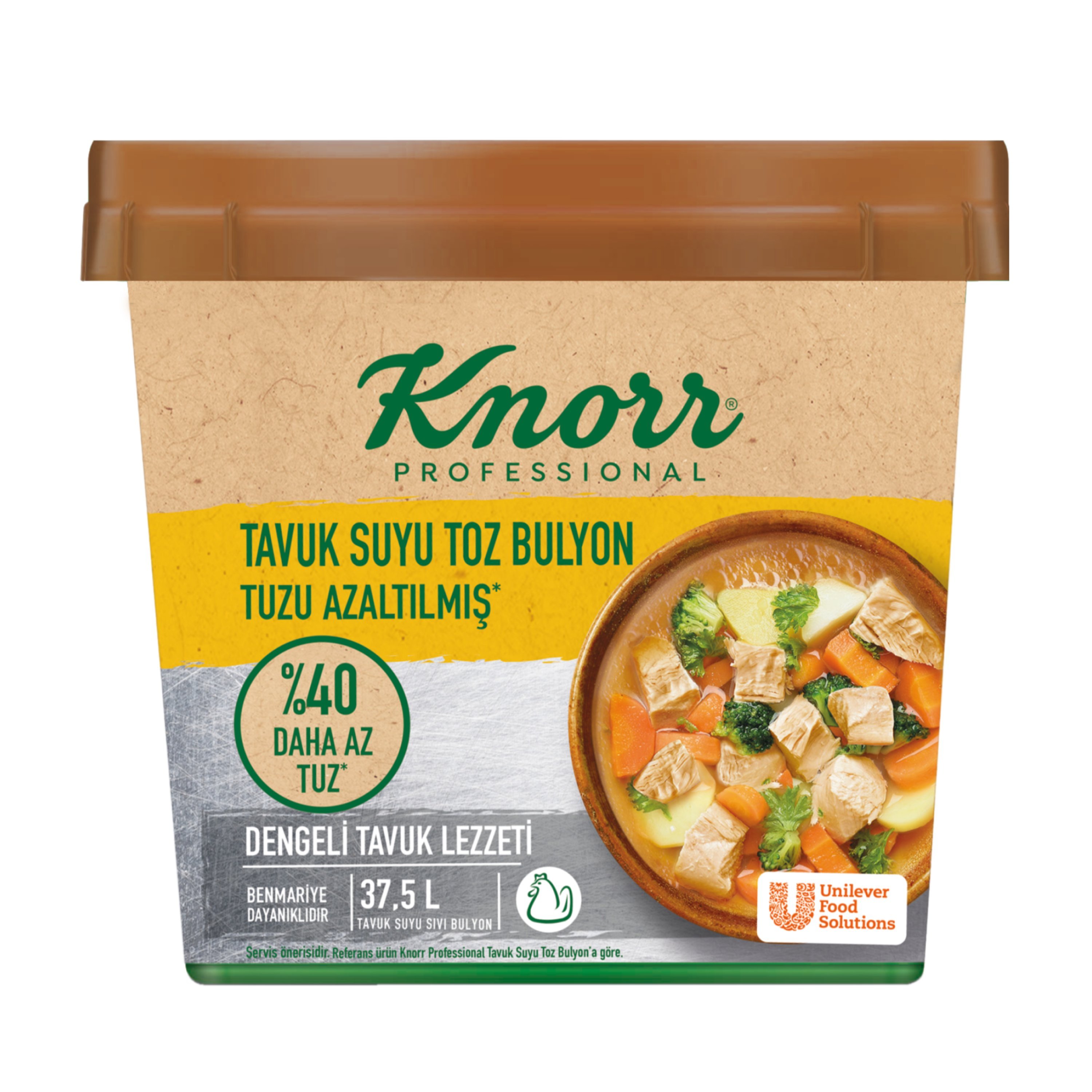 Knorr Tuzu Azaltılmış Tavuk Bulyon 750 g - 