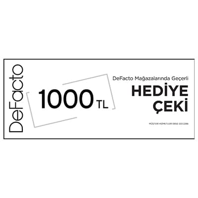 DEFACTO HEDİYE ÇEKİ