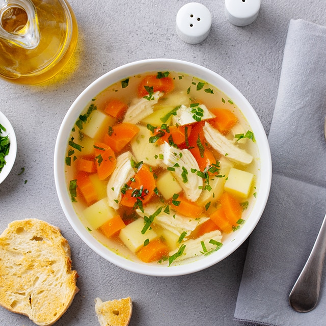 İtalyan Usulü Tavuk Çorbası İtalyan Usulü Tavuk Çorbası