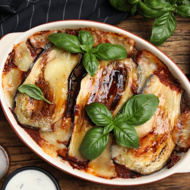 Fırında Patlıcan Musakka