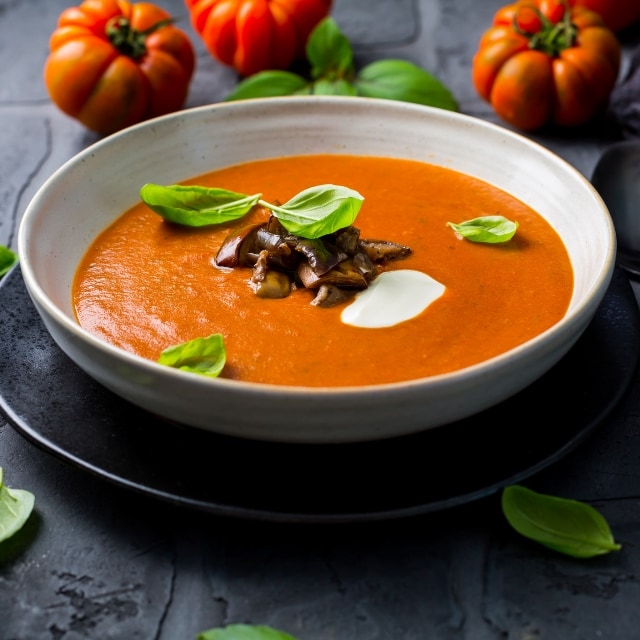 Köz Patlıcan Çorbası