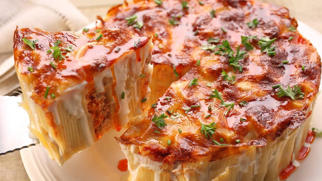 Fırınlanmış Rigatoni Fırınlanmış Rigatoni