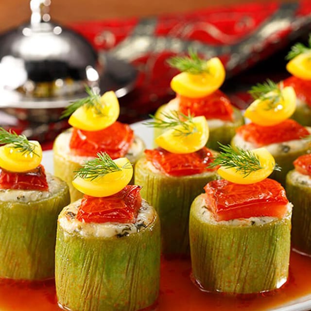 Peynirli Kabak Dolması Peynirli Kabak Dolması