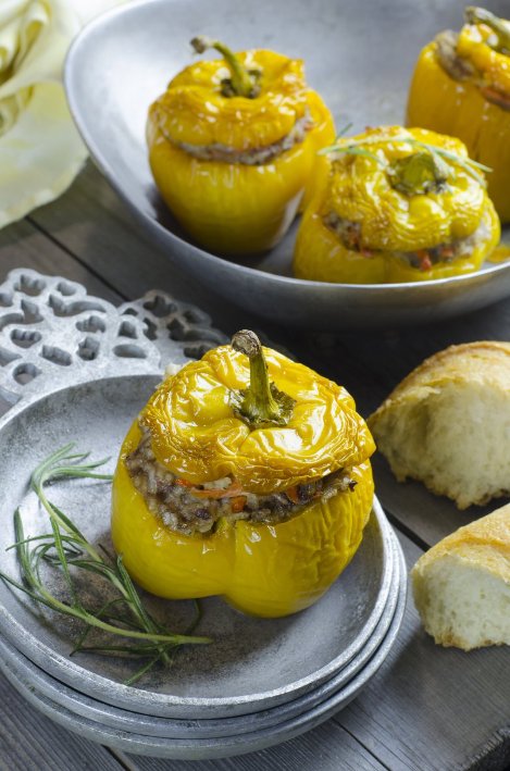 Sebzeli Biber Dolması