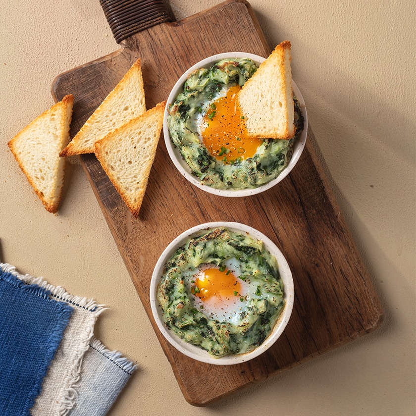 Ispanaklı Cocotte Ispanaklı Cocotte