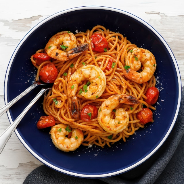 Karidesli Spaghetti Alla Arrabiata Karidesli Spaghetti Alla Arrabiata