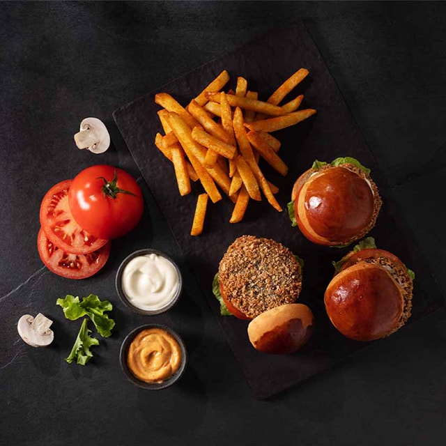 Peri Peri Soslu Çıtır Mantar Burger Peri Peri Soslu Çıtır Mantar Burger