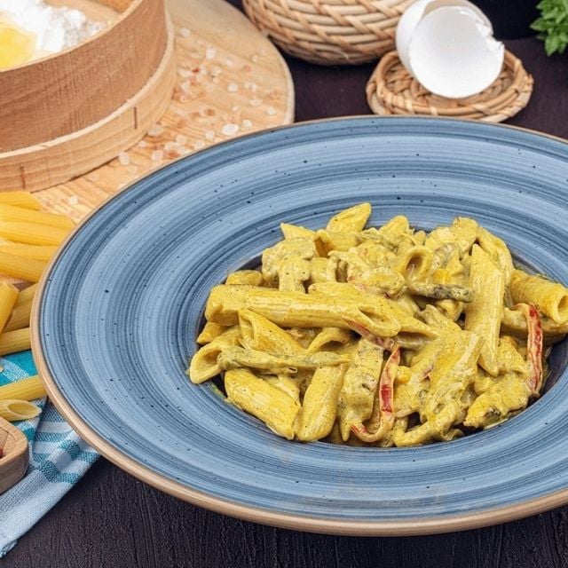 Körili Sebzeli Penne Makarna