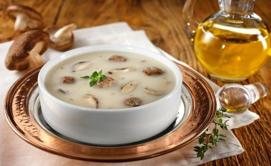 Köfteli Mantar Çorbası