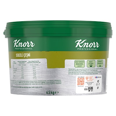 Knorr Professional Sebzeli Çeşni 6.5KG - Yemeklerinize zengin ve dengeli sebze lezzeti sağlar.