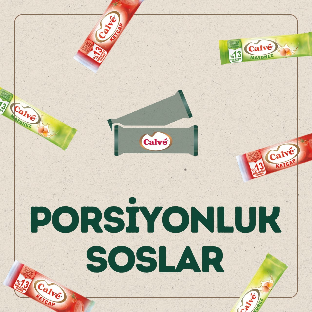 Calve Porsiyonluk Soslar